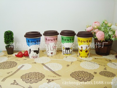 【特价厂家直销批发韩式陶瓷水杯子个性时尚广告促销礼品活动赠品口】价格,厂家,图片,杯子,潮州市枫溪区诚业陶瓷工艺制作厂-