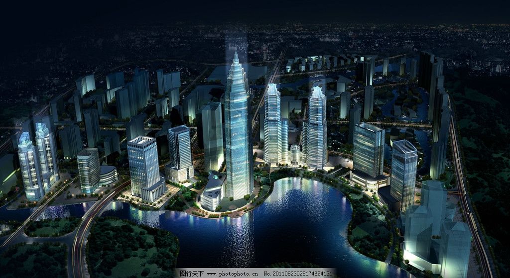 房地产楼盘效果图PSD分层素材图片